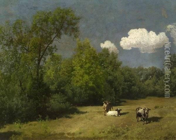 Country Landscape Oil Painting - Herman Herzog