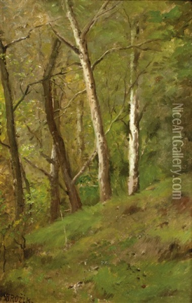 Waldstillleben Oil Painting - Vaclav Brozik