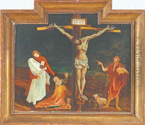 Kreuzigung Christi Oil Painting - Curt Ullrich