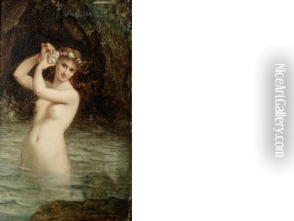 A Water Nymph Oil Painting - Charles Zacharie Landelle
