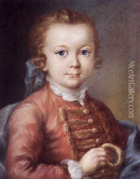 Portrait of Marco Balbi 1740-42 Oil Painting - Marianna Carlevaris