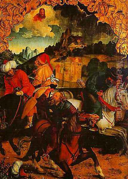 The Calling of St Peter and The Arrest of St Paul2 Oil Painting - Hans Suss von Kulmbach