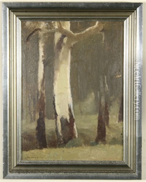 Pair Of Paintings, Landscapes Oil Painting - Albert Ernest Newbury