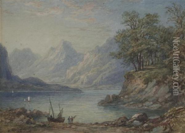 Loch Lomond From Inversnaich Oil Painting - Maria Gastineau