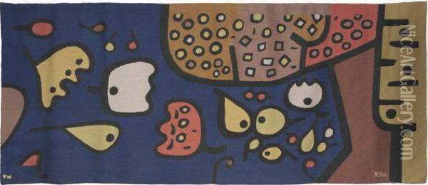 Untitled Oil Painting - Paul Klee