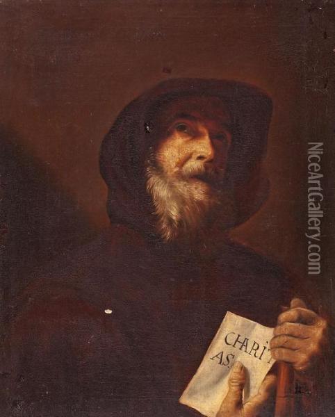 San Francisco De Paula Oil Painting - Jusepe de Ribera