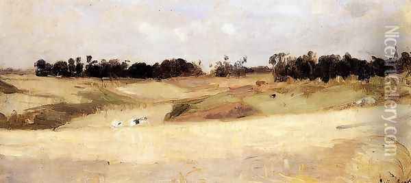 Landscape Near Valenciennes Oil Painting - Berthe Morisot