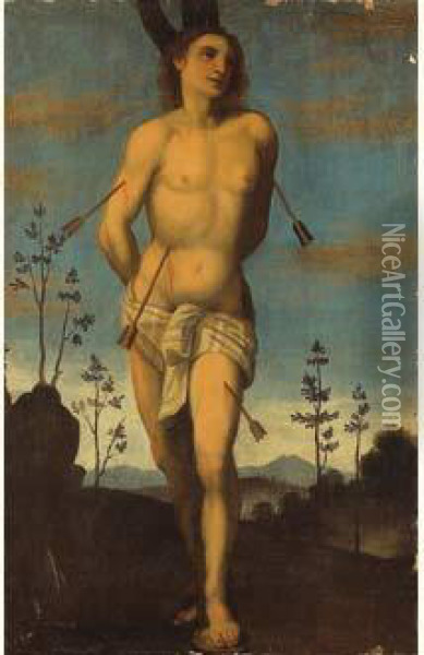 Saint Sebastien Oil Painting - Odoardo Fialetti