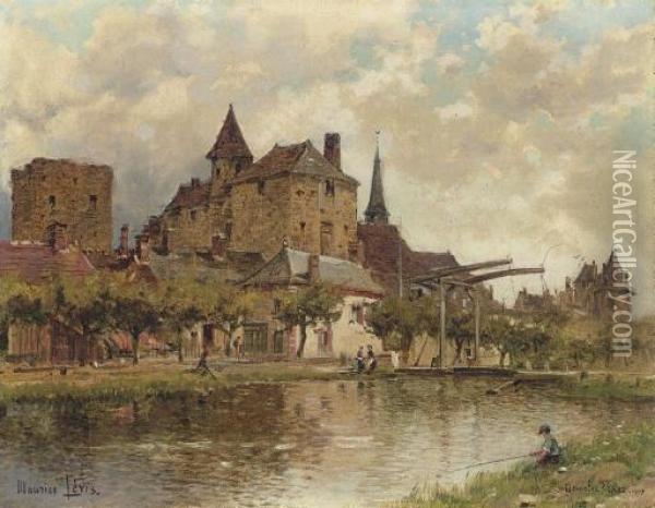 Le Chateau A Mennetou-sur-cher Oil Painting - Maurice Levis