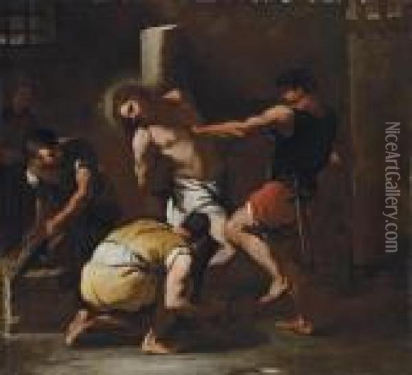 The Flagellation Oil Painting - Luca Giordano