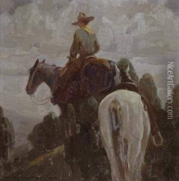 The Rendezvous Oil Painting - W. Herbert Dunton