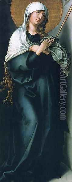 The Seven Sorrows of the Virgin: Mother of Sorrows I Oil Painting - Albrecht Durer