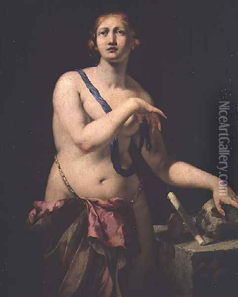 Mary Magdalene in Penitence Oil Painting - Antonio Zanchi