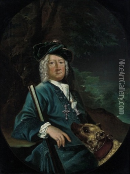 Bildnis Des Friedrich Karl Reichsgraf Von Schonborn Oil Painting - Franz Ignaz Roth