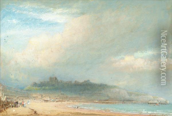 Dover Oil Painting - Albert Goodwin
