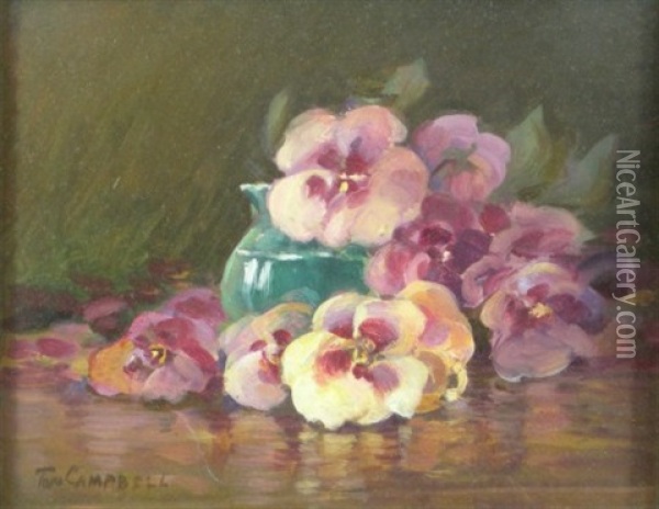 Posies Oil Painting - Tom Campbell