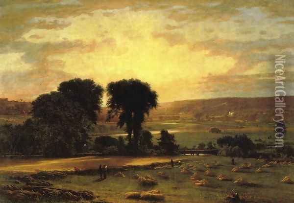 Peace And Plenty Oil Painting - George Inness