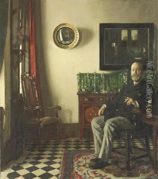 Lewis R. Tomalin Oil Painting - Sir William Newenham Montague Orpen