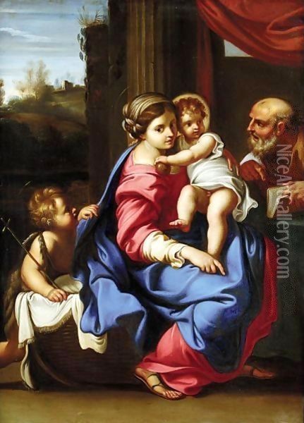 The Montalto Madonna Oil Painting - Annibale Carracci