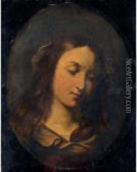 The Madonna Oil Painting - Guercino