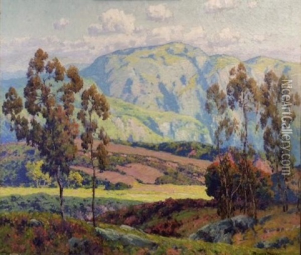Oh Colorful California! Oil Painting - Maurice Braun