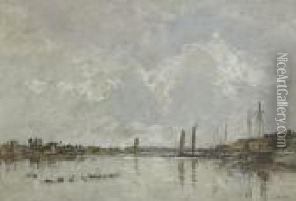 Environs Du Faou Oil Painting - Eugene Boudin