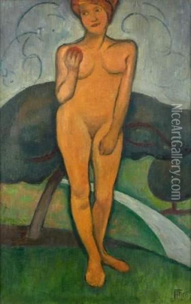 Eve Debout Oil Painting - Roger de La Fresnaye