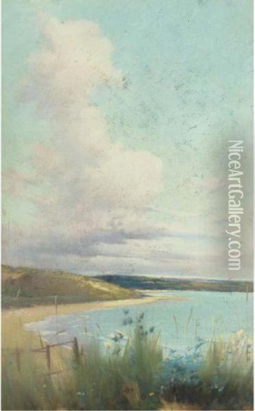 A Summer's Day On The Coast Oil Painting - William Samuel Henry Llewellyn