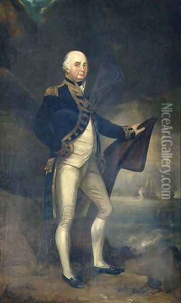 Admiral Lord Collingwood 1750-1810 Oil Painting - Colvin Smith