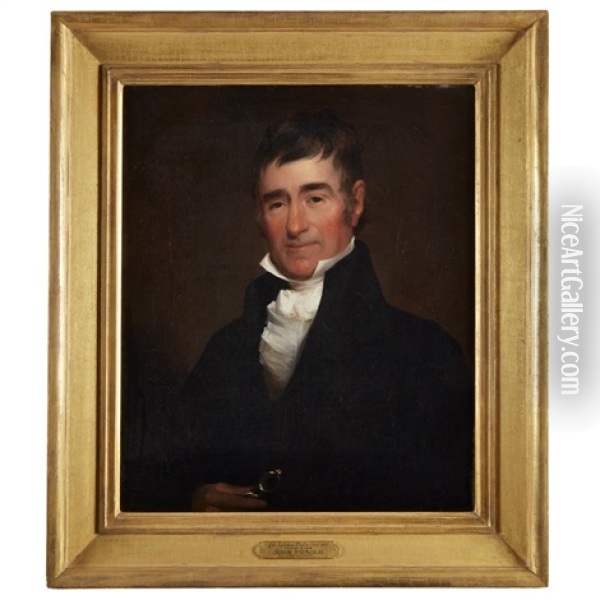 Portrait Of John Sylvanus Heister Oil Painting - John Neagle