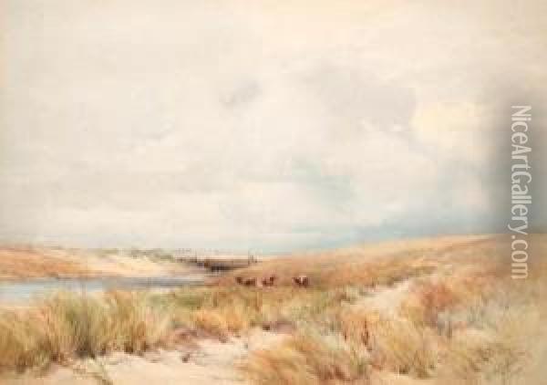 The Old Pagham Harbour Oil Painting - Charles Harrington