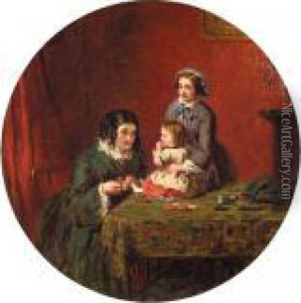 New Shoes Oil Painting - William Powell Frith