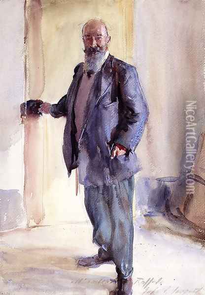Portrait of Ambrogio Raffele Oil Painting - John Singer Sargent