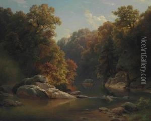 Autumn Oil Painting - Paul Weber