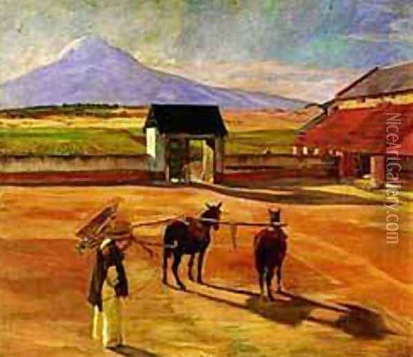 La Era 1904 Oil Painting - Diego Rivera