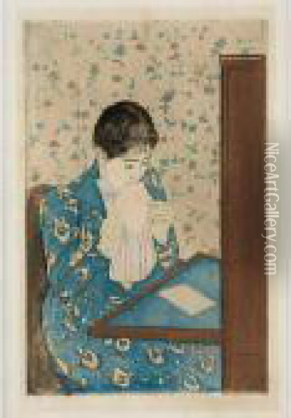 The Letter Oil Painting - Mary Cassatt