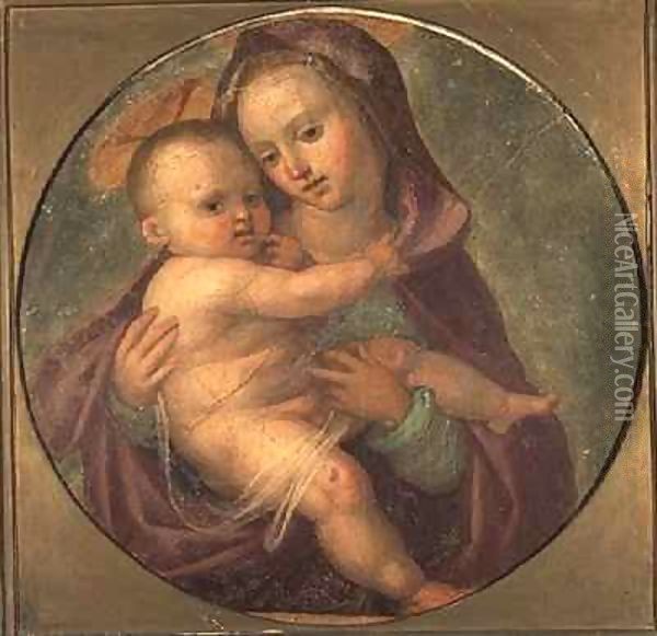 Madonna and Child 2 Oil Painting - Fra (Baccio della Porta) Bartolommeo