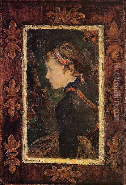 Portrait Of Aline Oil Painting - Paul Gauguin