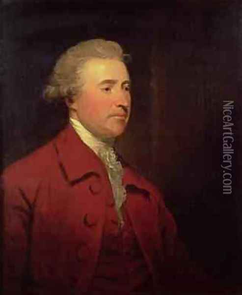 Portrait of Edmund Burke Oil Painting - James Northcote