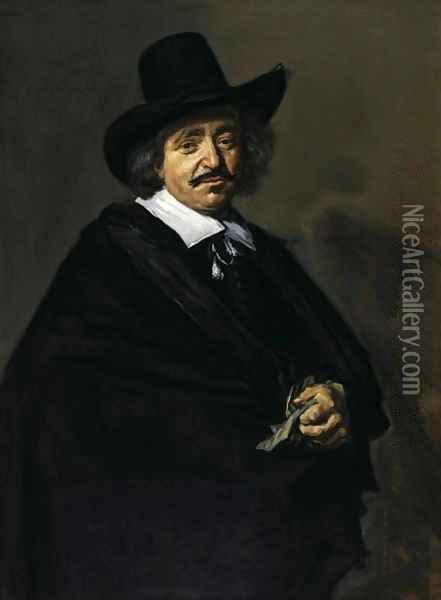 Portrait of a Man 1650 1652 Oil Painting - Frans Hals