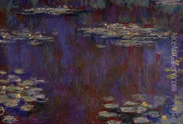Water-Lilies XIV Oil Painting - Claude Oscar Monet
