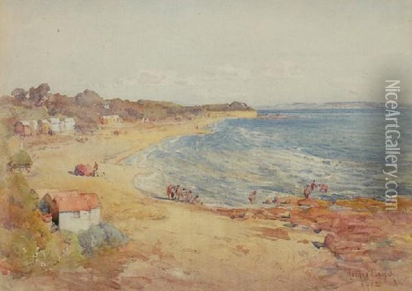 Sandringham Beach Oil Painting - Arthur Merric Boyd