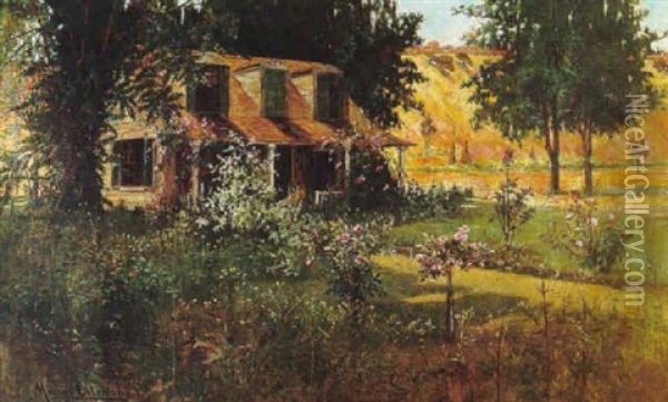 The Rose Garden Oil Painting - Marion Coleman