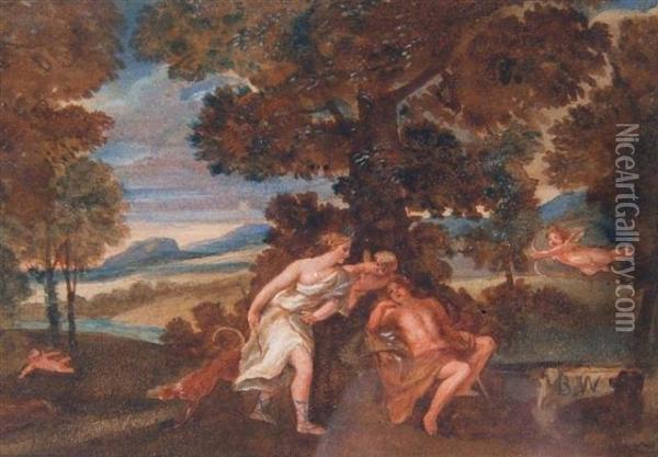 Diana And Endymion Oil Painting - Benjamin West Clinedinst