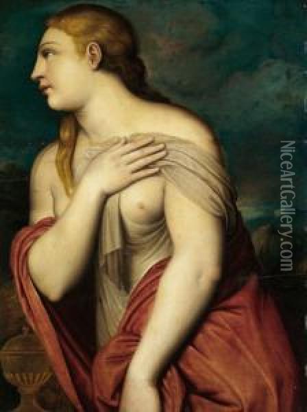 Maria Maddalena Oil Painting - Gillis Coignet