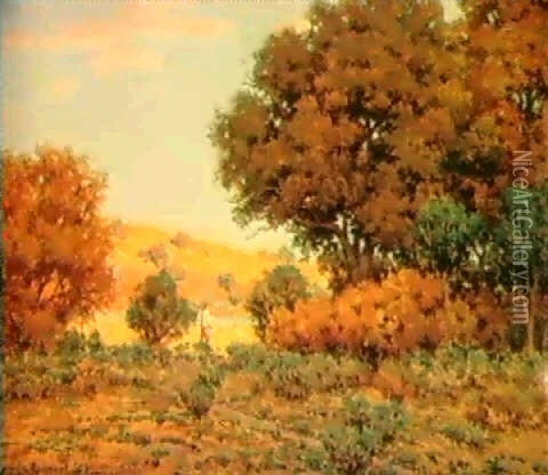 A Day In The Country Oil Painting - Granville S. Redmond