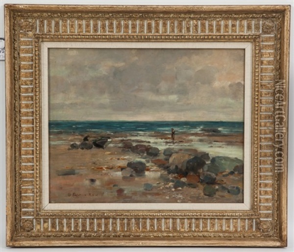 The Beachcombers Oil Painting - David Fulton RSW