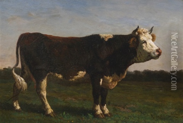 King Of The Herd Oil Painting - Rosa Bonheur