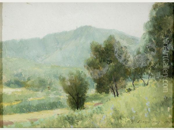 Fechado 1903. Oil Painting - Jose Berga Boix