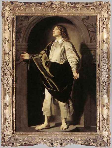 Apostle St John 1630 Oil Painting - Thomas De Keyser